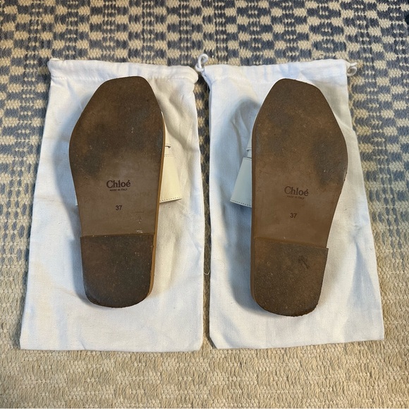 CHLOE WOODY FLAT MULES - Picture 5 of 5